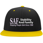 SAF - Flat Bill High-Profile Snapback Hat