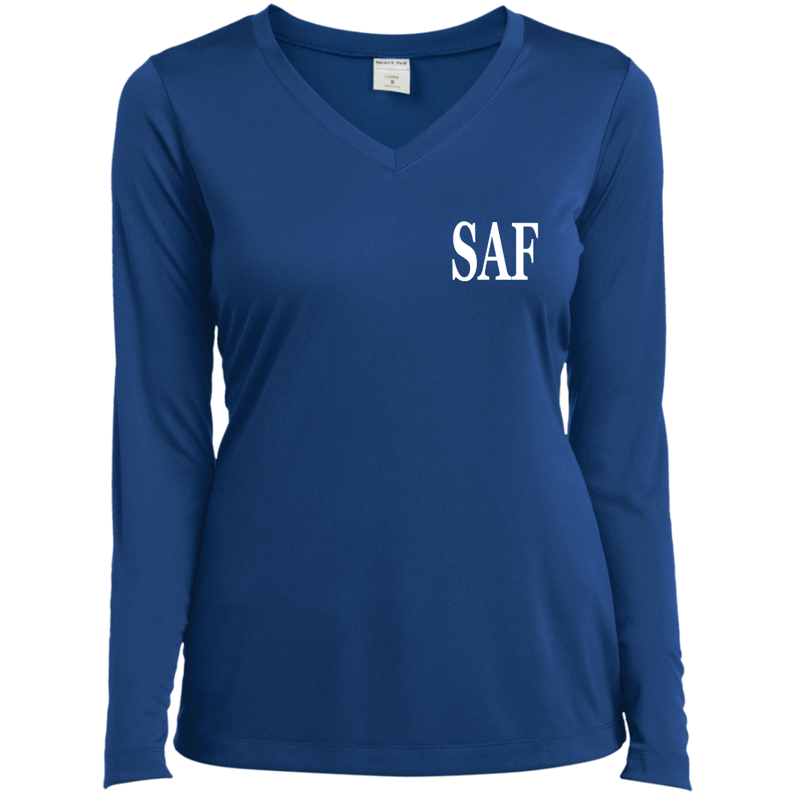 SAF - Ladies’ Long Sleeve Performance V-Neck Tee