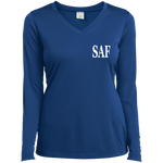 SAF - Ladies’ Long Sleeve Performance V-Neck Tee