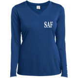 SAF - Ladies’ Long Sleeve Performance V-Neck Tee