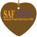SAF - Heart Ornament