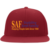 SAF - Flat Bill Twill Flexfit Cap