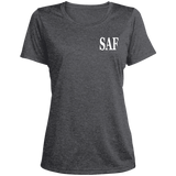 SAF - Ladies' Heather Scoop Neck Performance Tee