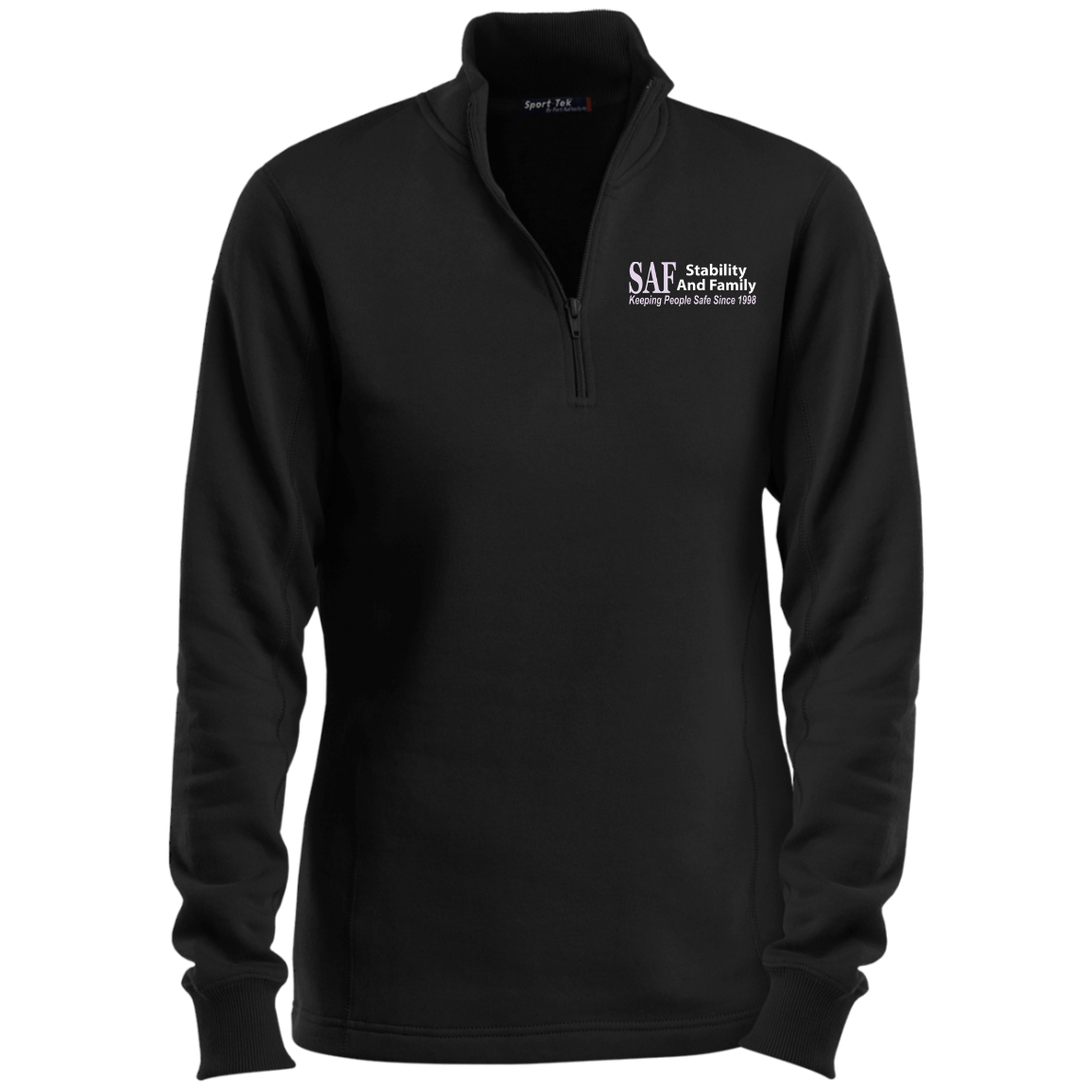 SAF - Ladies' 1/4 Zip Sweatshirt