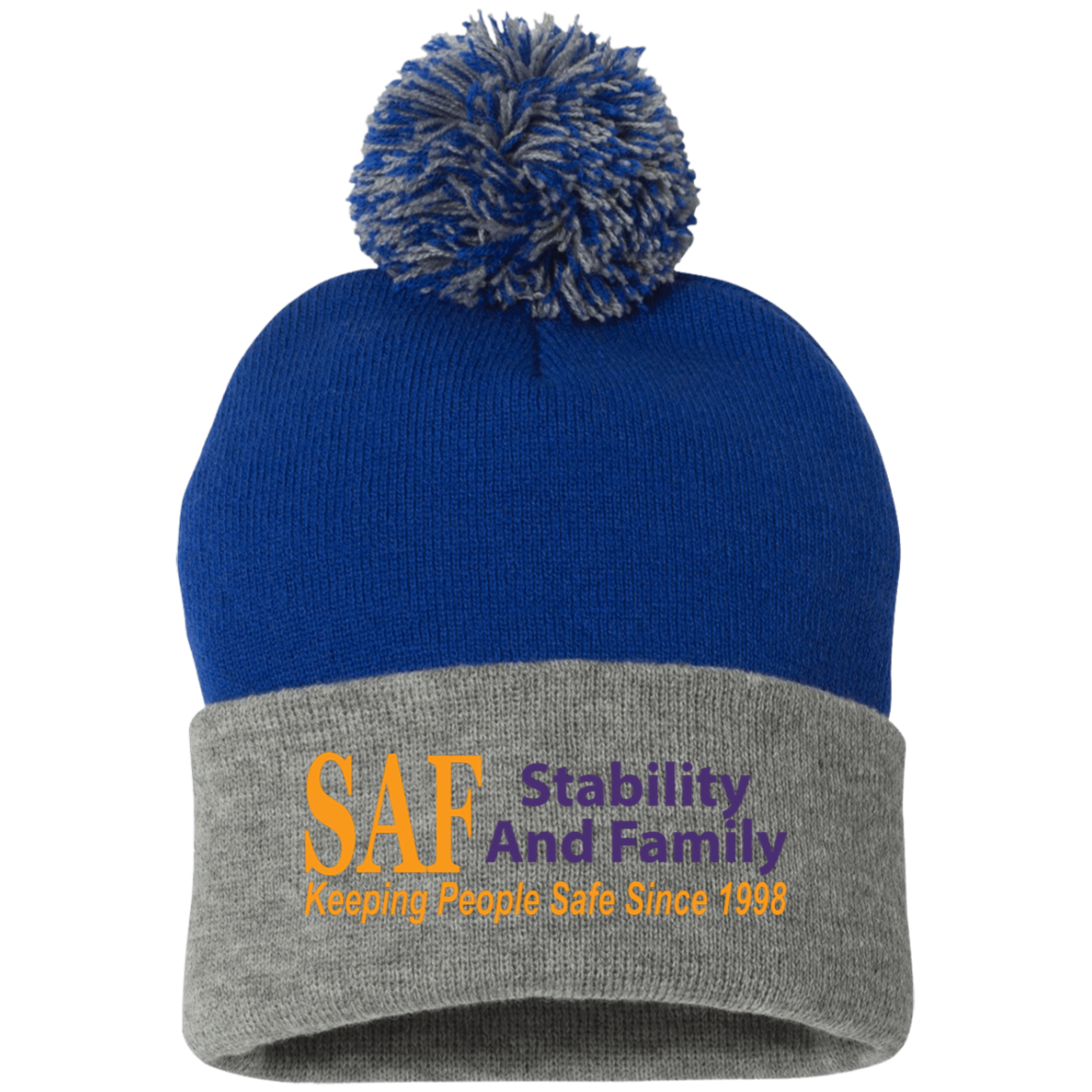 SAF - Pom Pom Knit Cap