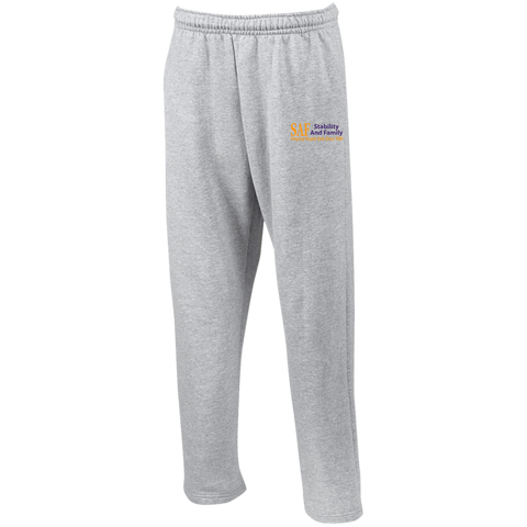 SAF - Unisex Open Bottom Sweatpants with Pockets