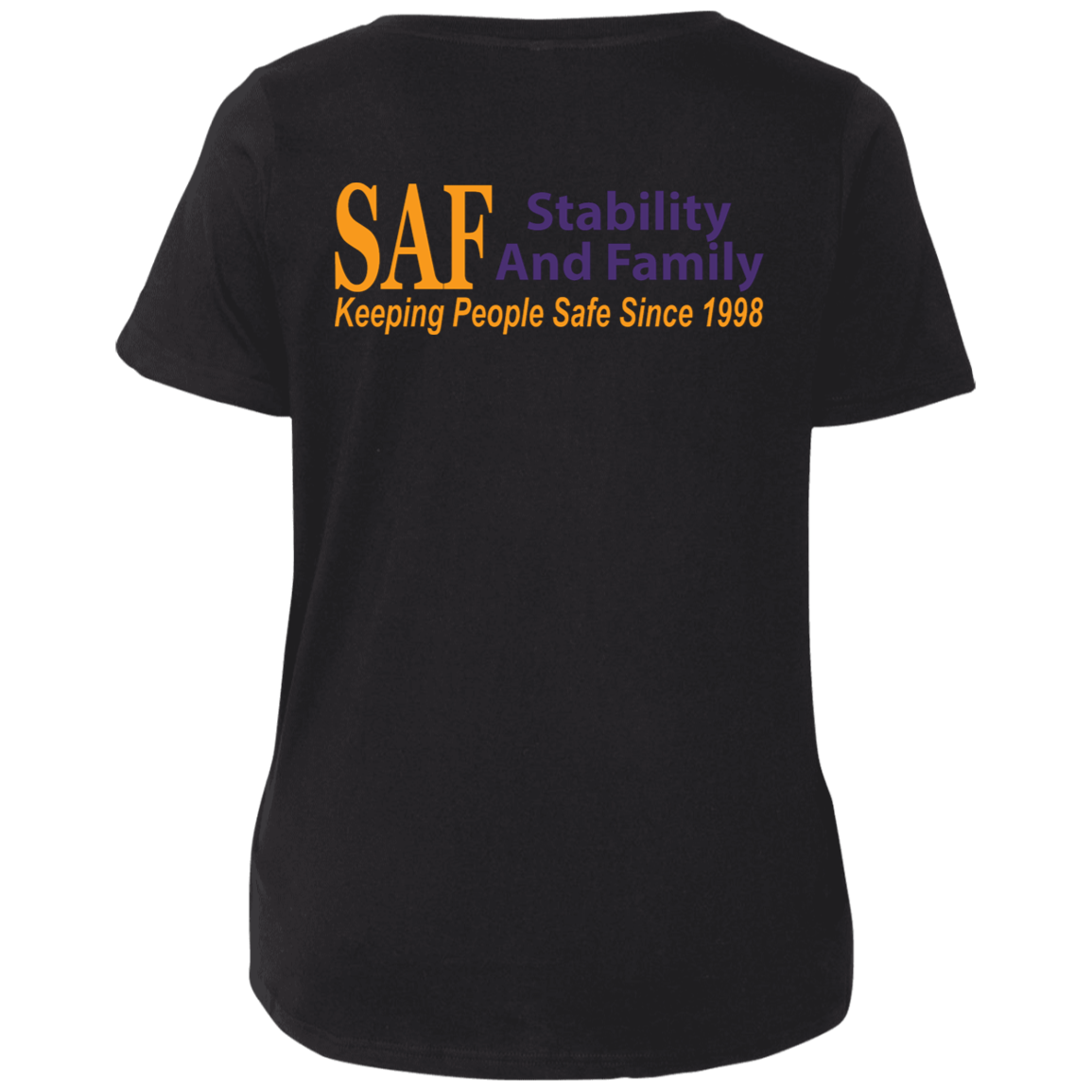 SAF - Ladies' Curvy V-Neck T-Shirt