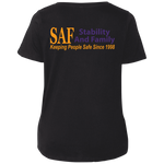 SAF - Ladies' Curvy V-Neck T-Shirt