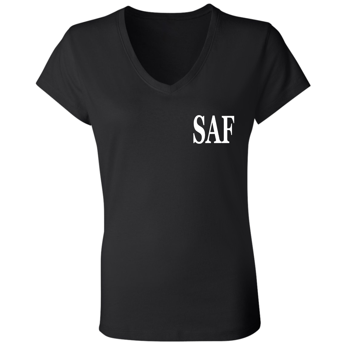 SAF - Ladies' Jersey V-Neck T-Shirt
