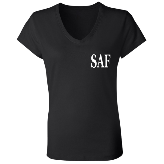 SAF - Ladies' Jersey V-Neck T-Shirt