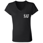 SAF - Ladies' Jersey V-Neck T-Shirt