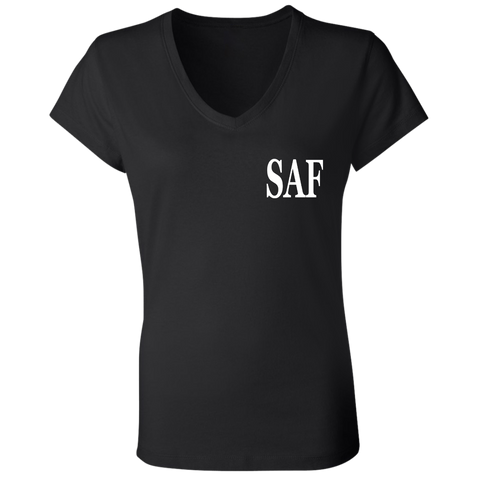 SAF - Ladies' Jersey V-Neck T-Shirt