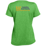 SAF - Ladies' Heather Scoop Neck Performance Tee