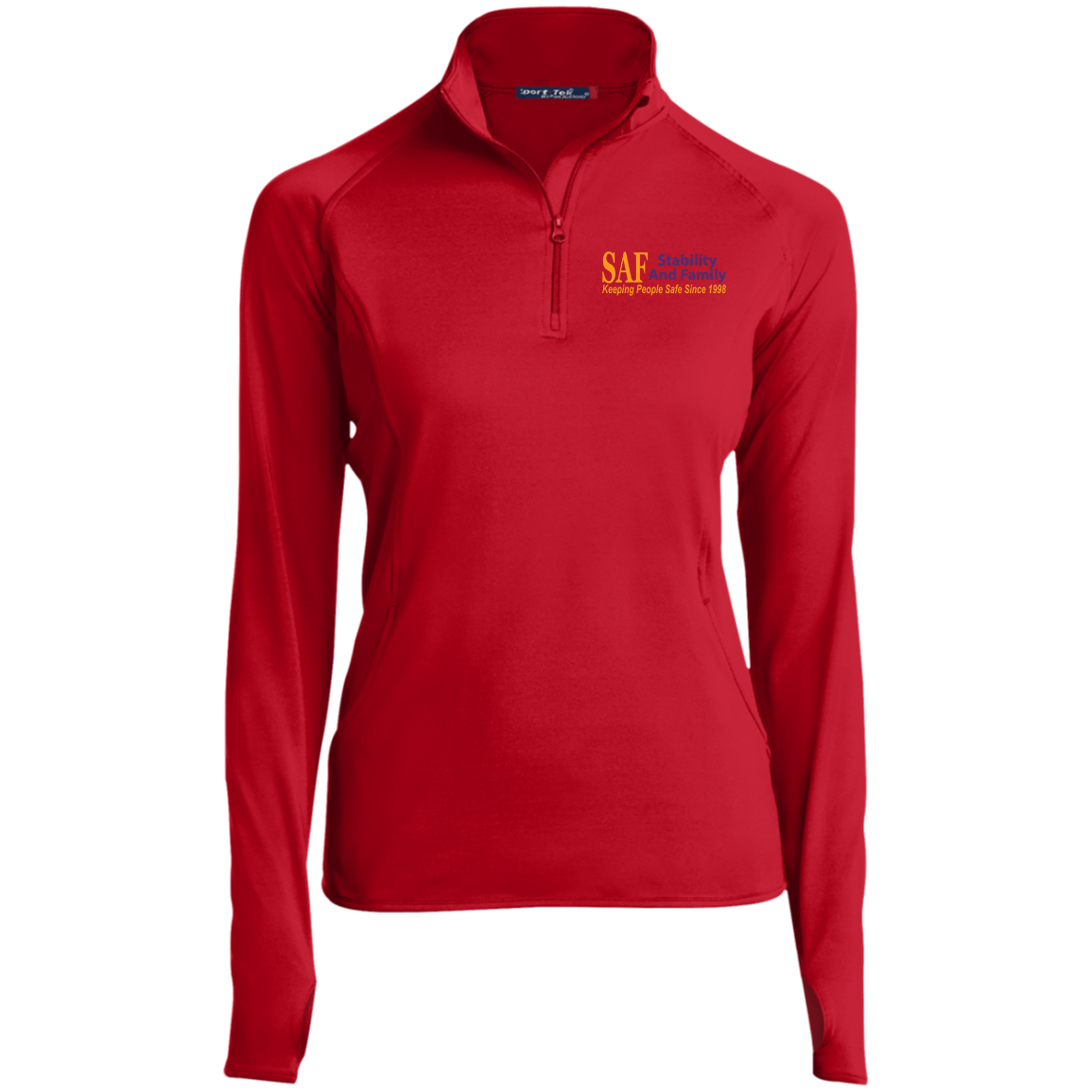 SAF - Women's 1/2 Zip Performance Pullover