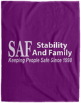 SAF - Cozy Plush Fleece Blanket - 60x80