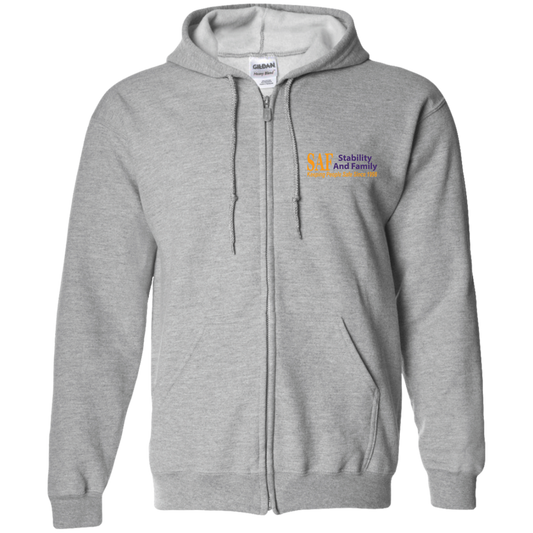 SAF - Zip Up Hooded Sweatshirt