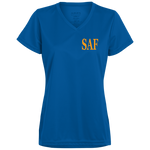 SAF - Ladies’ Moisture-Wicking V-Neck Tee