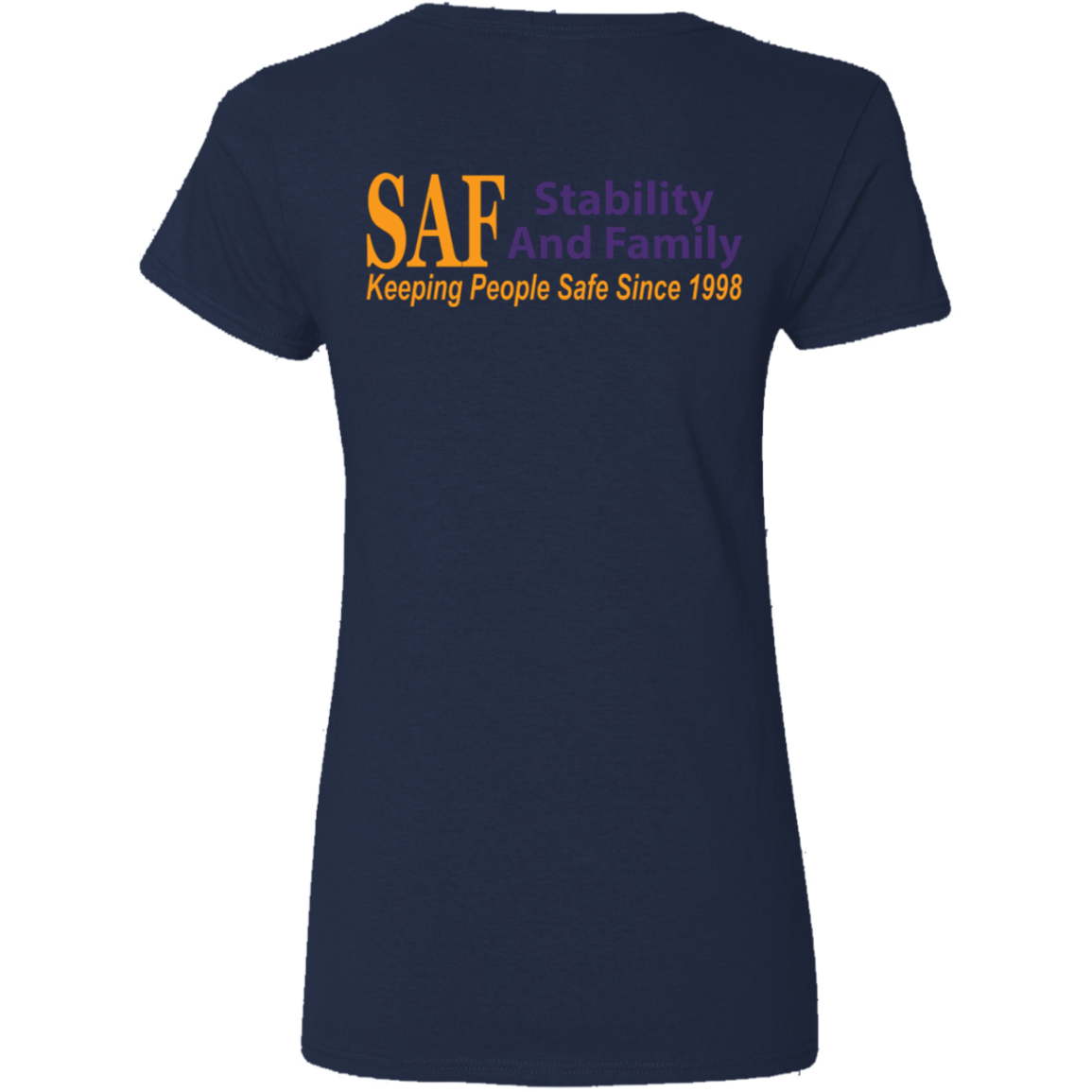 SAF - Ladies' 5.3 oz. V-Neck T-Shirt