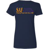 SAF - Ladies' 5.3 oz. V-Neck T-Shirt