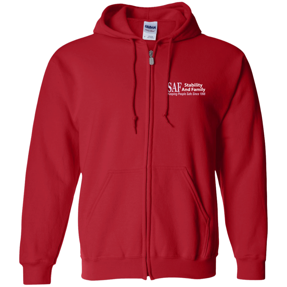SAF - Zip Up Hooded Sweatshirt