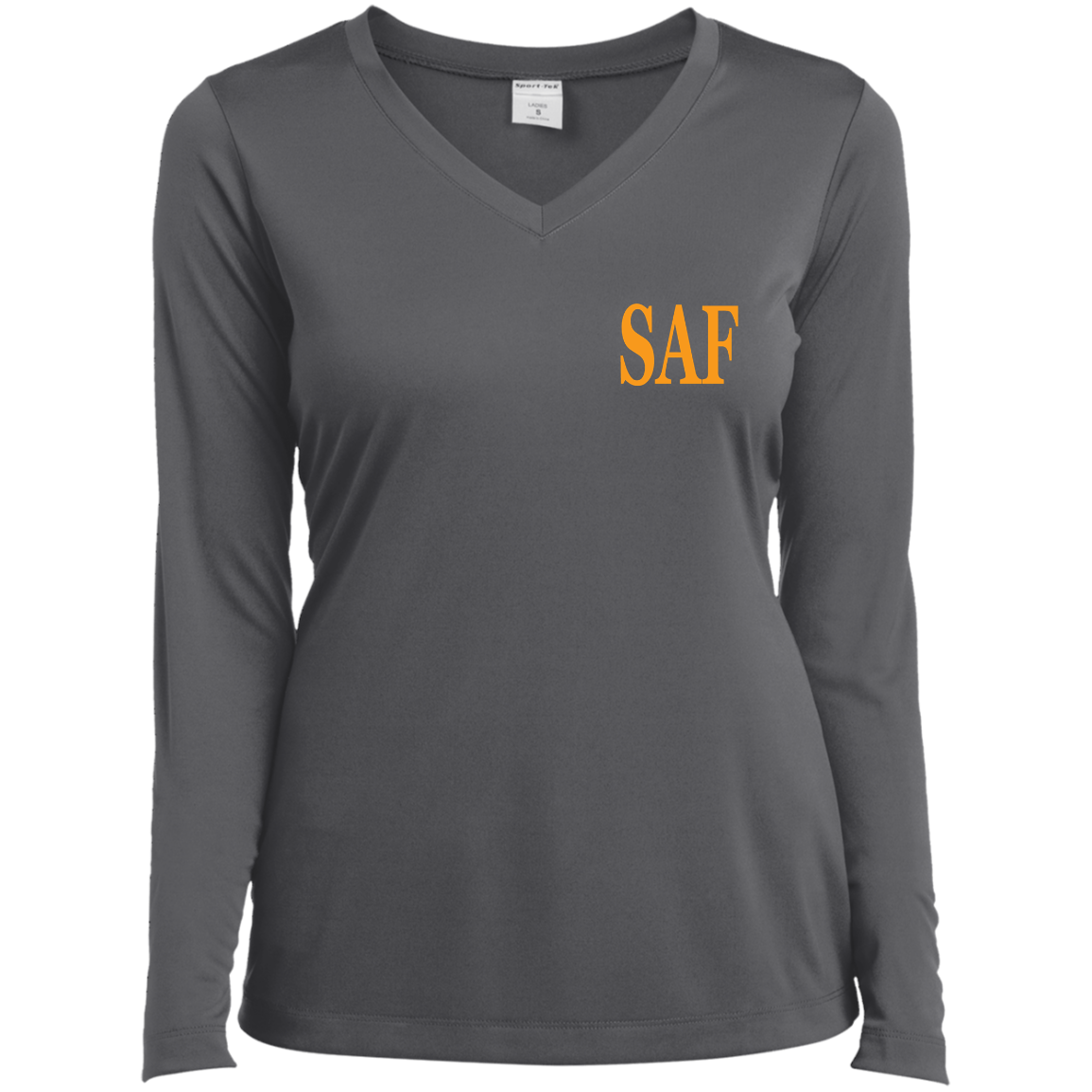 SAF - Ladies’ Long Sleeve Performance V-Neck Tee