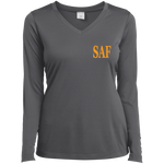 SAF - Ladies’ Long Sleeve Performance V-Neck Tee