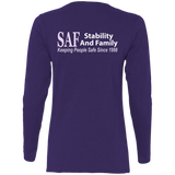 SAF - Ladies' Cotton LS T-Shirt