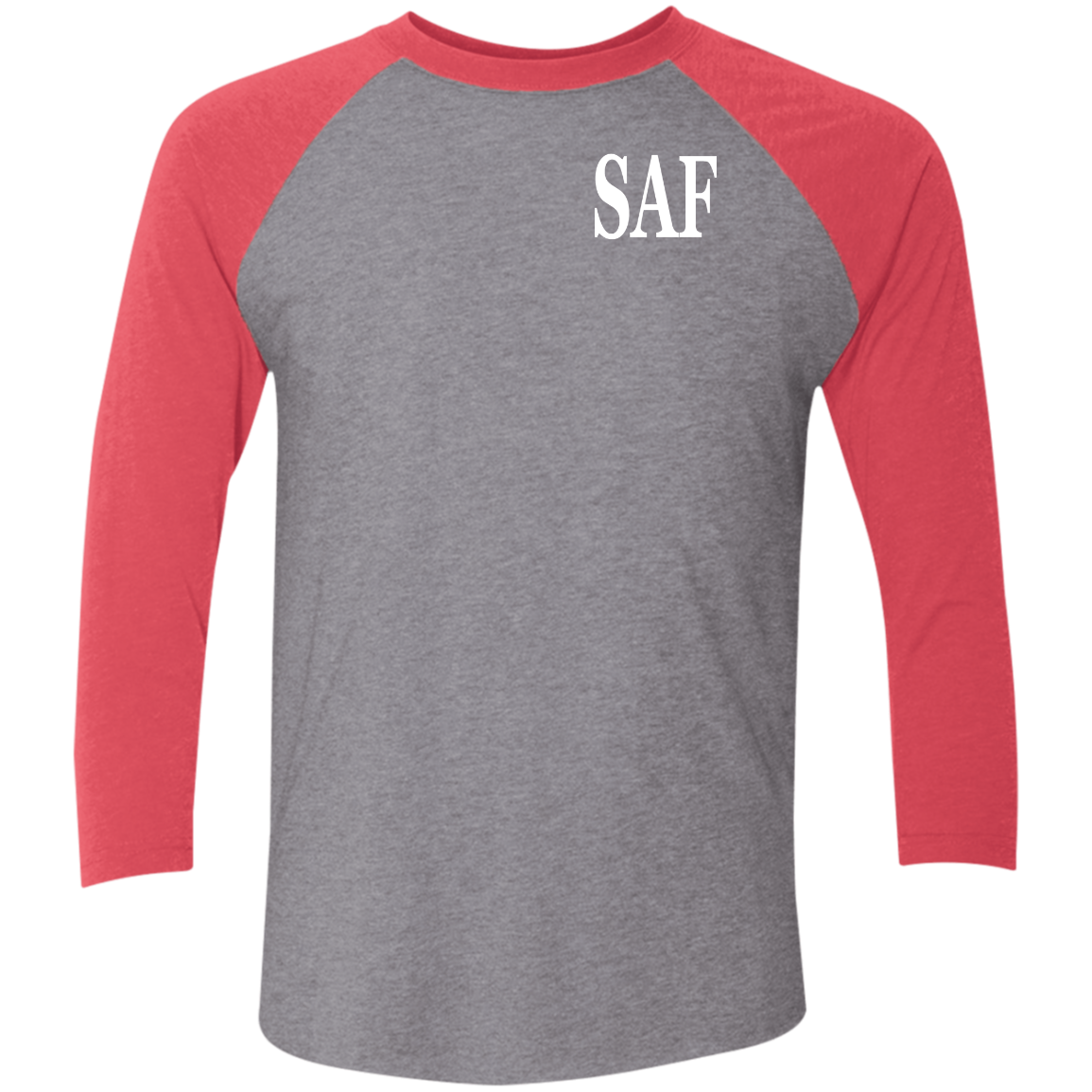 SAF - Tri-Blend 3/4 Sleeve Raglan T-Shirt