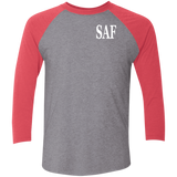 SAF - Tri-Blend 3/4 Sleeve Raglan T-Shirt