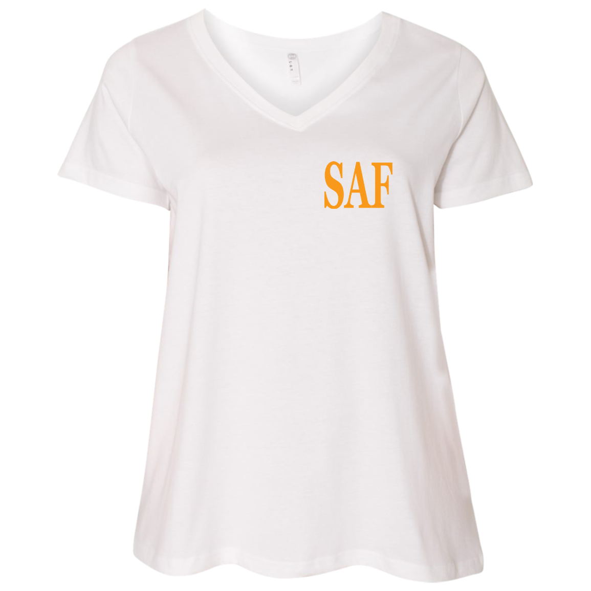 SAF - Ladies' Curvy V-Neck T-Shirt