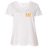 SAF - Ladies' Curvy V-Neck T-Shirt