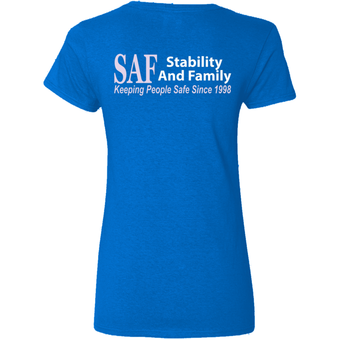 SAF - Ladies' 5.3 oz. V-Neck T-Shirt