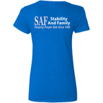 SAF - Ladies' 5.3 oz. V-Neck T-Shirt