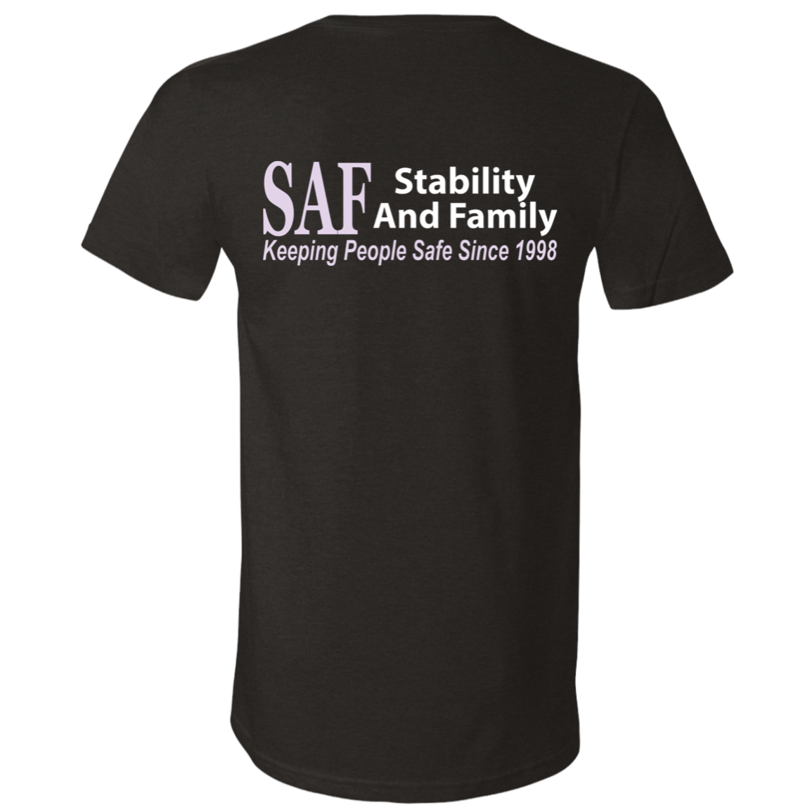 SAF - Unisex Jersey SS V-Neck T-Shirt