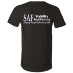 SAF - Unisex Jersey SS V-Neck T-Shirt
