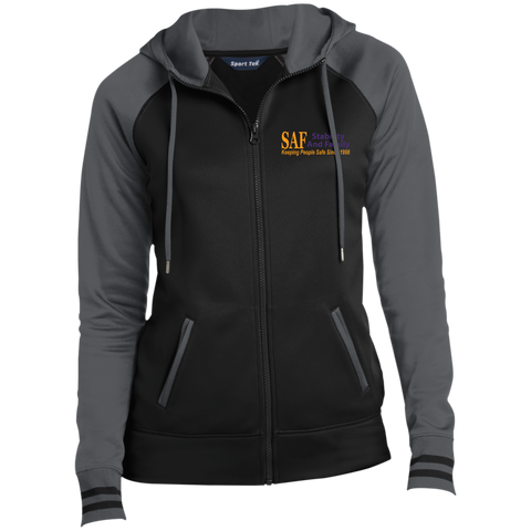 SAF - Ladies' Moisture Wick Full-Zip Hooded Jacket