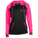 SAF - Ladies' Moisture Wick Full-Zip Hooded Jacket