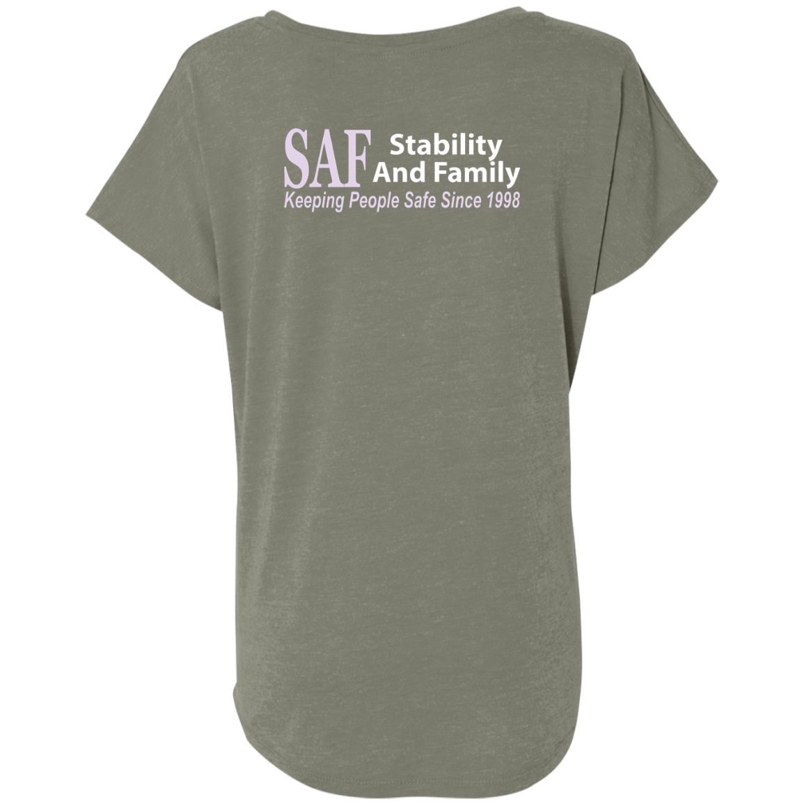 SAF - Ladies' Triblend Dolman Sleeve