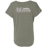 SAF - Ladies' Triblend Dolman Sleeve