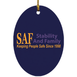 SAF - Oval Ornament
