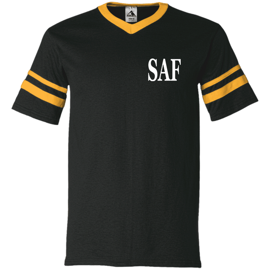 SAF - V-Neck Sleeve Stripe Jersey