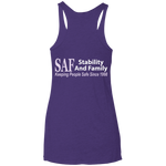 SAF - Ladies' Triblend Racerback Tank