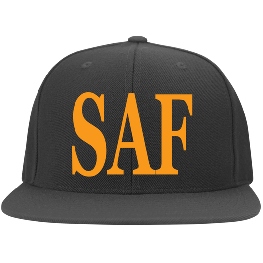 SAF - Flat Bill Twill Flexfit Cap