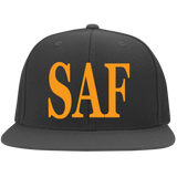 SAF - Flat Bill Twill Flexfit Cap