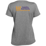 SAF - Ladies' Heather Scoop Neck Performance Tee