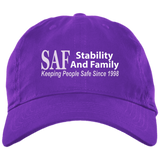 SAF - Brushed Twill Unstructured Dad Cap