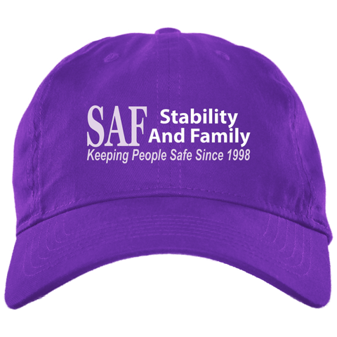 SAF - Brushed Twill Unstructured Dad Cap