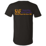 SAF - Unisex Jersey SS V-Neck T-Shirt