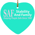 SAF - Heart Ornament
