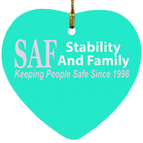 SAF - Heart Ornament